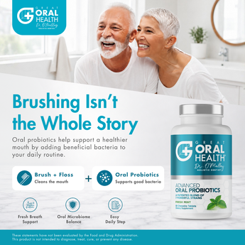 Dental Oral Probiotics with BLIS K12 & M18 – 7 Strains, 6 Billion CFU (Mint Flavor)