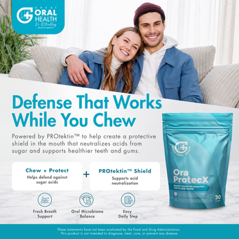 OraProtecX™ Remineralizing Hydroxyapatite, Sugar Blocker Gum