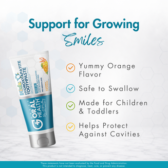 Kids ProMineralizer Fluoride-Free Toothpaste with Nano Hydroxyapatite (Yummy Orange)