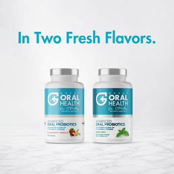 Dental Oral Probiotics with BLIS K12 & M18 – 7 Strains, 6 Billion CFU (Mint Flavor)
