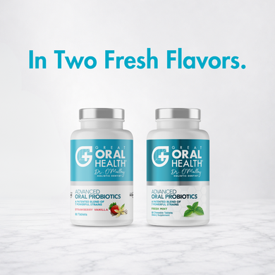 Dental Oral Probiotics with BLIS K12 & M18 – 7 Strains, 6 Billion CFU (Mint Flavor)