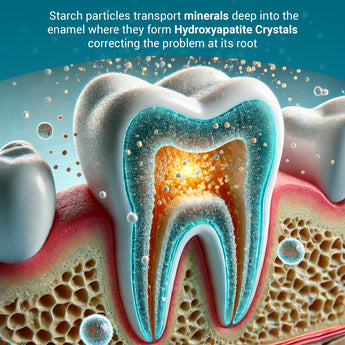 CrystLCare™ Biorestorative Dental Strips with Nano Hydroxyapatite for Enamel Strengthening