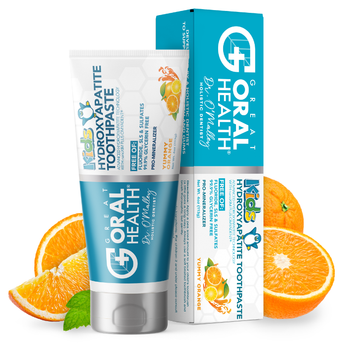 Kids ProMineralizer Fluoride-Free Toothpaste with Nano Hydroxyapatite (Yummy Orange)