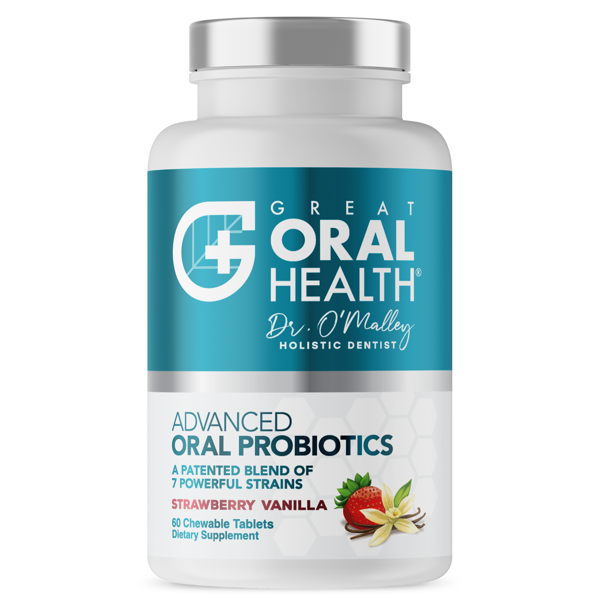 Dental Oral Probiotics with BLIS K12 & M18 – STRAWBERRY/VANILLA Flavor